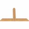 Ekena Millwork Portland Timber Gable Bracket, Western Red Cedar, 36"W x 24"H x 1 1/2"D x 3 1/2"F, 16/12 Pitch GBW036X24X0204POR00SWR - alternate 2